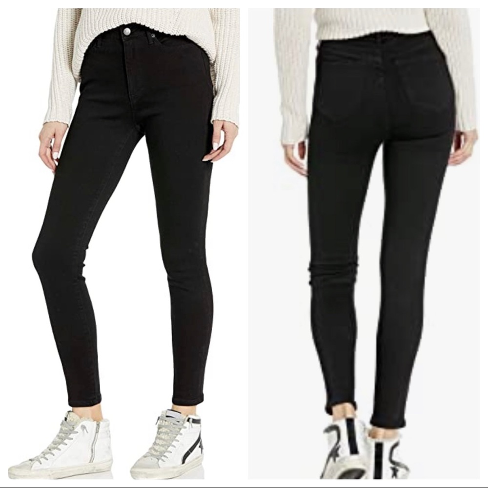 BLACK HIGH WAISTED SKINNY JEANS NWOT